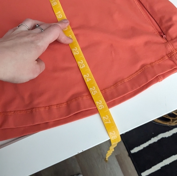 Lululemon Race With Grace 1/2 Zip II Top Jacket Atomic Red Coral Orange Size 4 - Picture 15 of 15